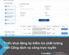 Bộ TT&TT triển khai đăng ký kiểm tra chất lượng trên Cổng dịch vụ công Quốc gia