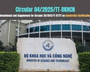 Thông tư số 04/2025/TT-BKHCN bổ sung sửa đổi thông tư số 28/2012/TT-BKHCN về phân cấp thẩm quyền tiếp nhận công bố hợp quy